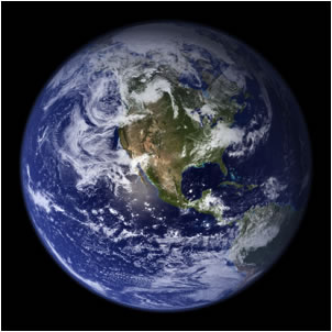 earth western hemisphere